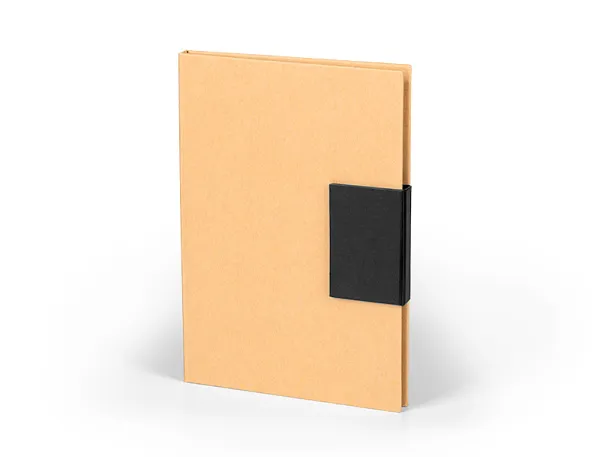 AZUL biodegradable notebook with biodegradable ball pen Black