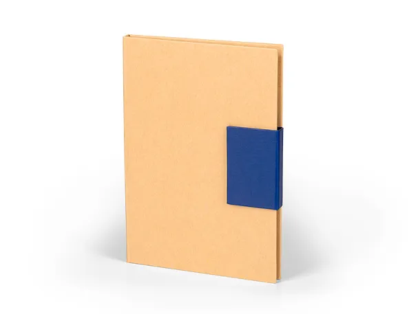 AZUL biodegradable notebook with biodegradable ball pen Blue