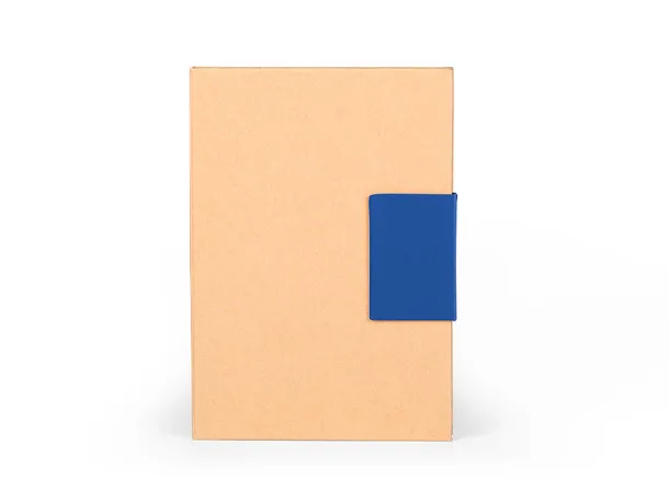 AZUL biodegradable notebook with biodegradable ball pen Blue