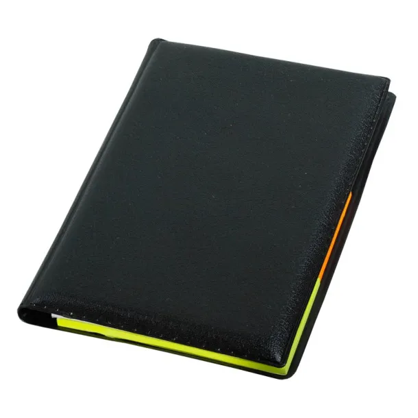 ENCHANT set of sticky notes and notebook Black