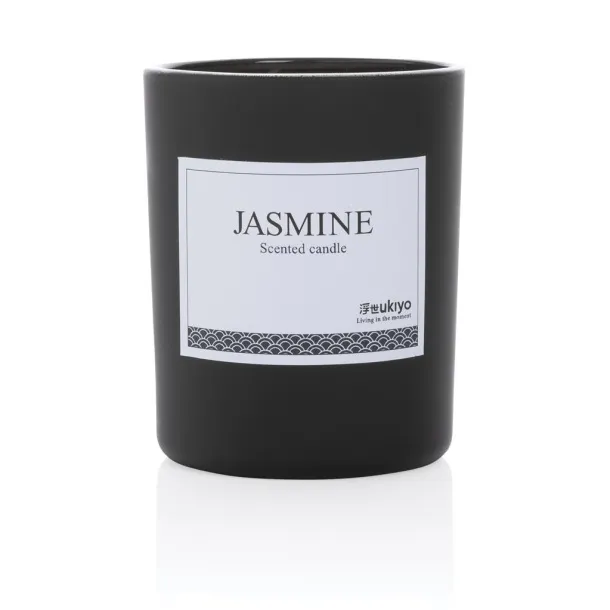  Ukiyo small scented candle in glass - Ukiyo Black 