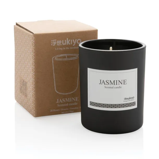  Ukiyo small scented candle in glass - Ukiyo Black 