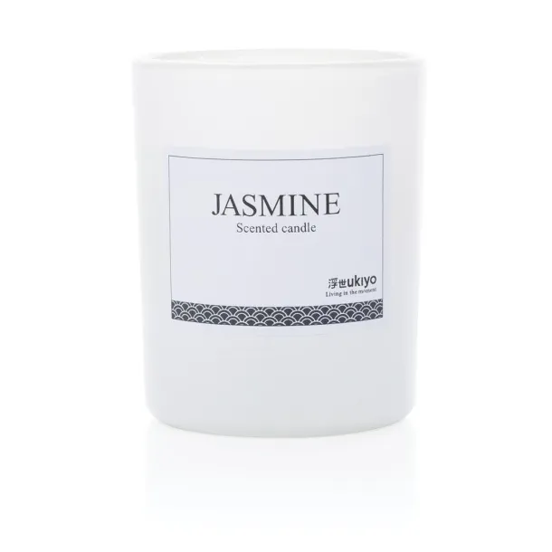  Ukiyo small scented candle in glass - Ukiyo White 