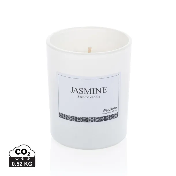  Ukiyo small scented candle in glass - Ukiyo White 