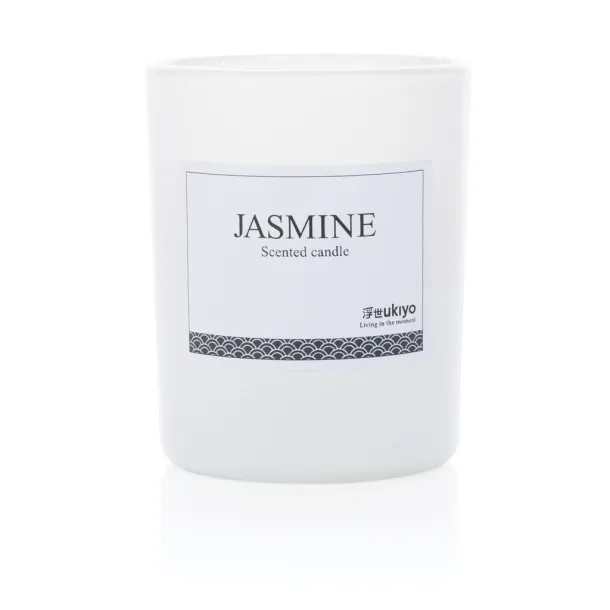  Ukiyo small scented candle in glass - Ukiyo White 