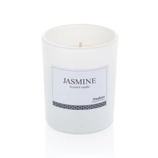  Ukiyo small scented candle in glass - Ukiyo White 