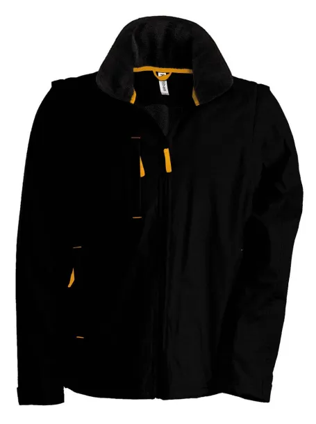  SCORE - DETACHABLE-SLEEVED BLOUSON JACKET - Kariban Black Orange