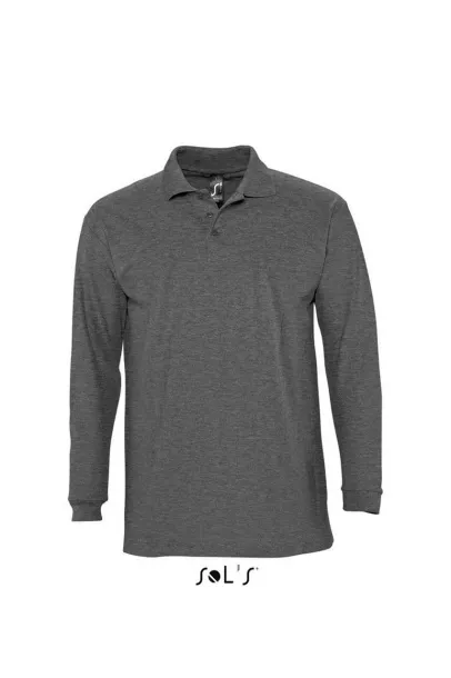  SOL'S WINTER II - MEN'S POLO SHIRT - SOL'S Charcoal Melange