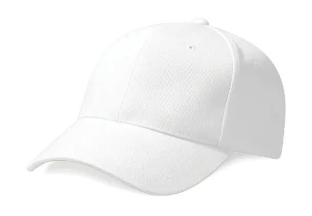  Pro-Style Heavy Brushed Cotton Cap - Beechfield Bijela