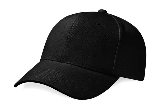  Pro-Style Heavy Brushed Cotton Cap - Beechfield Black