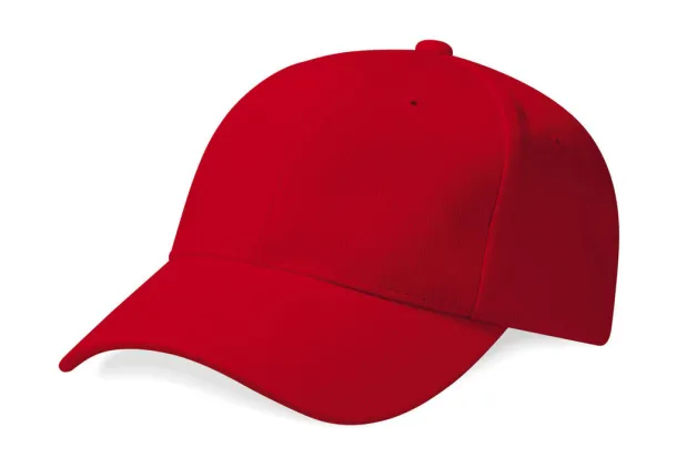  Pro-Style Heavy Brushed Cotton Cap - Beechfield Classic Red