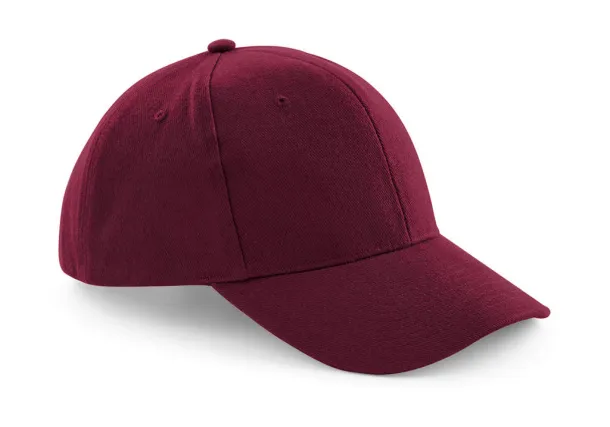  Pro-Style Heavy Brushed Cotton Cap - Beechfield Burgundy