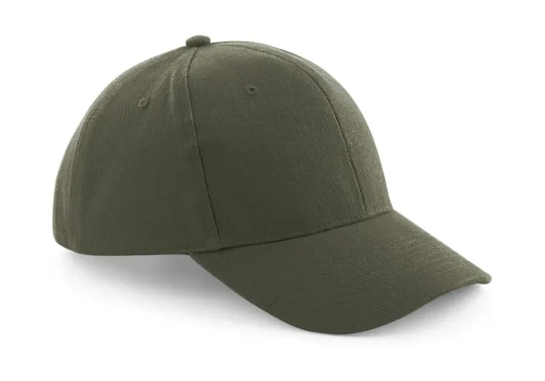  Pro-Style Heavy Brushed Cotton Cap - Beechfield Olive Green