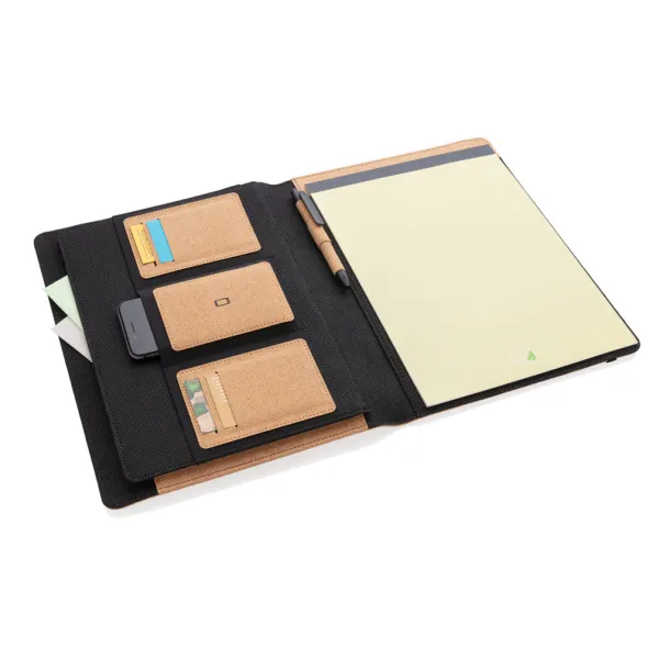  Deluxe cork portfolio A4 with pen - XD Collection brown 