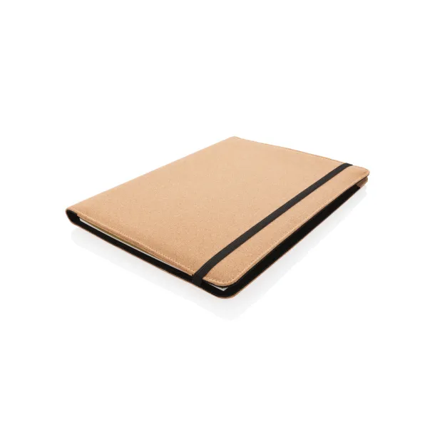  Deluxe cork portfolio A4 with pen - XD Collection brown 