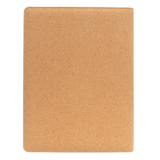  Deluxe cork portfolio A4 with pen - XD Collection brown 