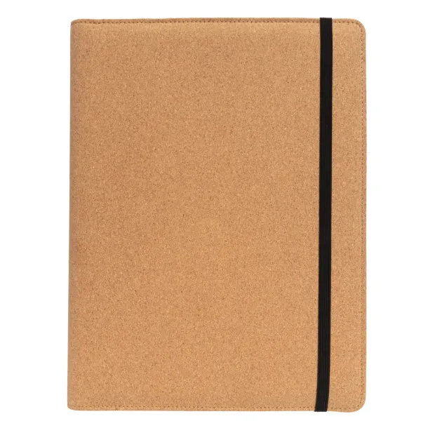  Deluxe cork portfolio A4 with pen - XD Collection brown 