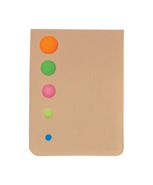 Minok adhesive notepad Beige