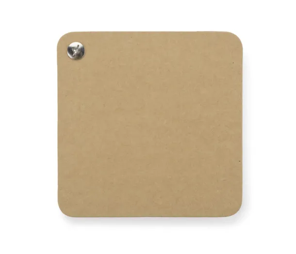 MAT Notepad - coaster naturalny MAT Notepad - coaster naturalny