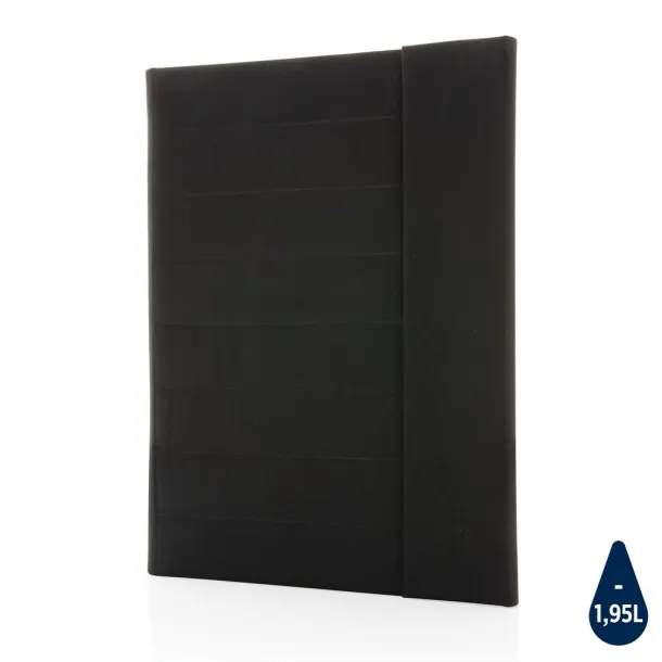  Impact Aware™ A4 portfolio with magnetic closure - XD Xclusive Black 