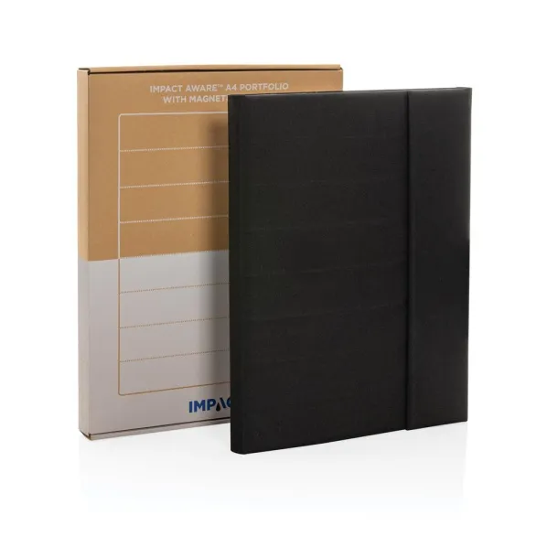  Impact Aware™ A4 portfolio with magnetic closure - XD Xclusive Black 