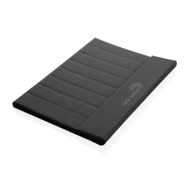  Impact Aware™ A4 portfolio with magnetic closure - XD Xclusive Black 