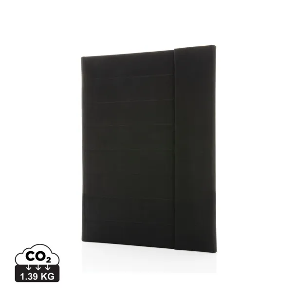  Impact Aware™ A4 portfolio with magnetic closure - XD Xclusive Black 