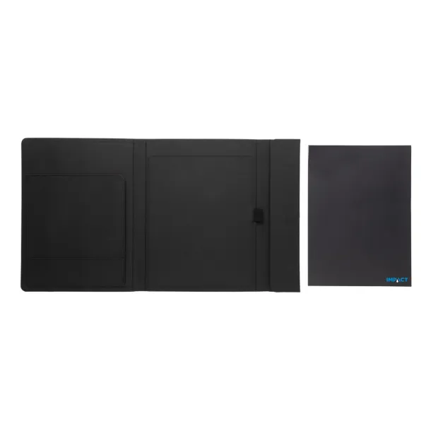  Impact Aware™ A4 portfolio with magnetic closure - XD Xclusive Black 