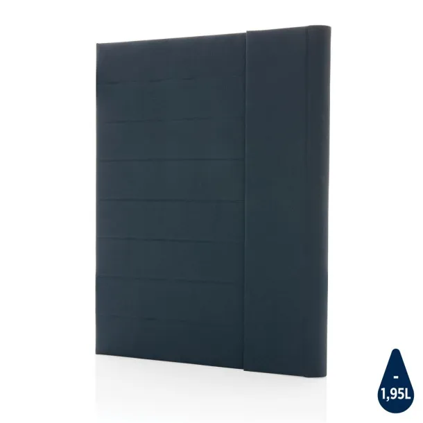  Impact Aware™ A4 portfolio with magnetic closure - XD Xclusive Navy Blue 