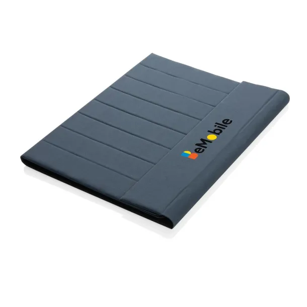  Impact Aware™ A4 portfolio with magnetic closure - XD Xclusive Navy Blue 