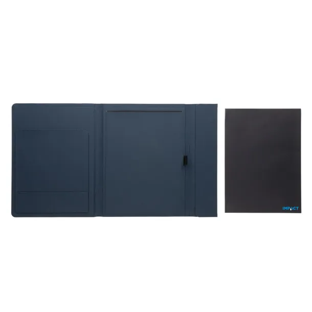  Impact Aware™ A4 portfolio with magnetic closure - XD Xclusive Navy Blue 