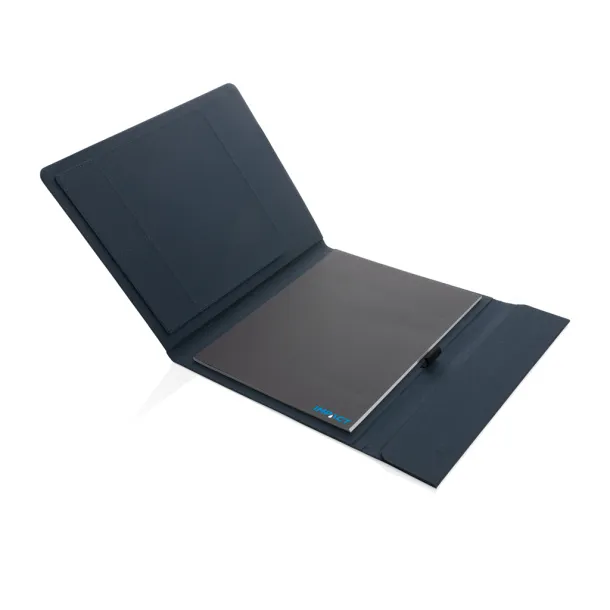  Impact Aware™ A4 portfolio with magnetic closure - XD Xclusive Navy Blue 