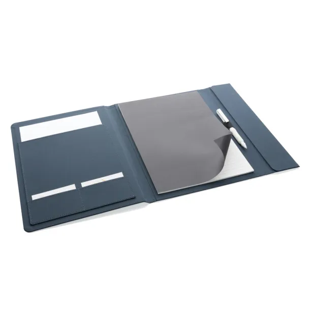  Impact Aware™ A4 portfolio with magnetic closure - XD Xclusive Navy Blue 