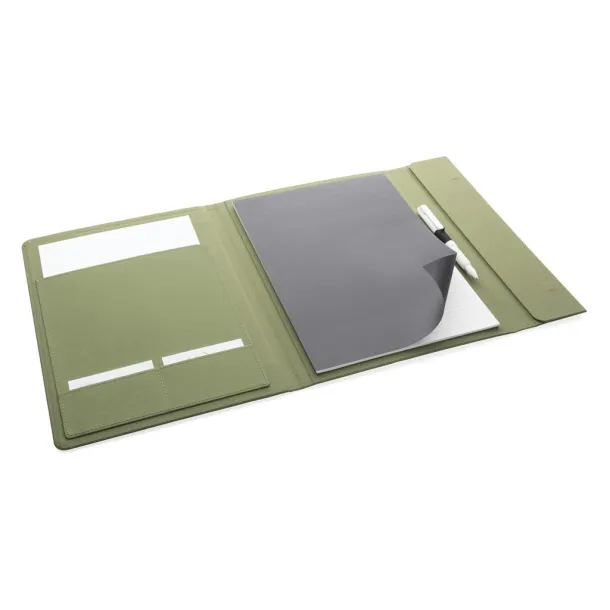  Impact Aware™ A4 portfolio with magnetic closure - XD Xclusive Green 