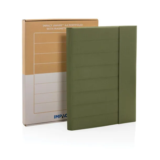  Impact Aware™ A4 portfolio with magnetic closure - XD Xclusive Green 