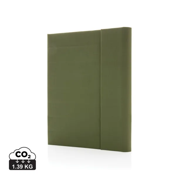  Impact Aware™ A4 portfolio with magnetic closure - XD Xclusive Green 