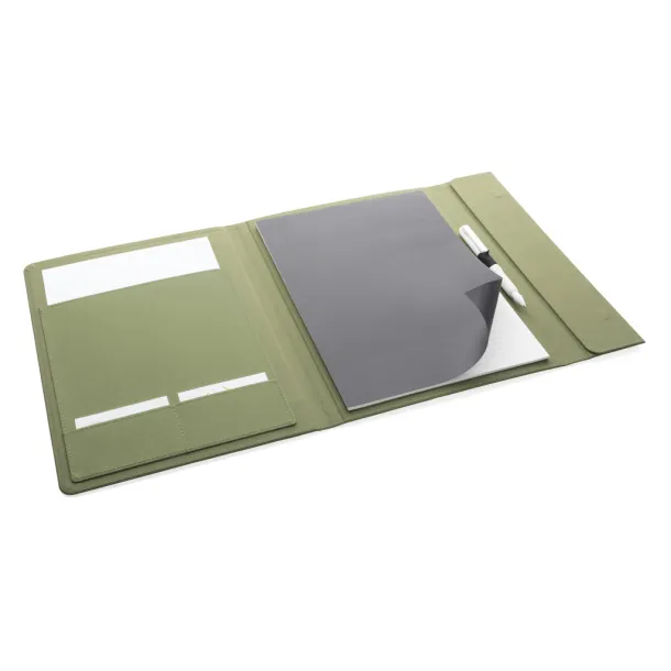  Impact Aware™ A4 portfolio with magnetic closure - XD Xclusive Green 