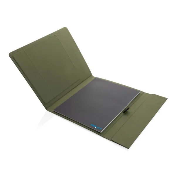  Impact Aware™ A4 portfolio with magnetic closure - XD Xclusive Green 