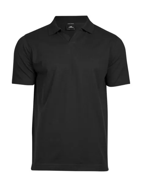  Luxury rastezljiva polo majica - Tee Jays Crna