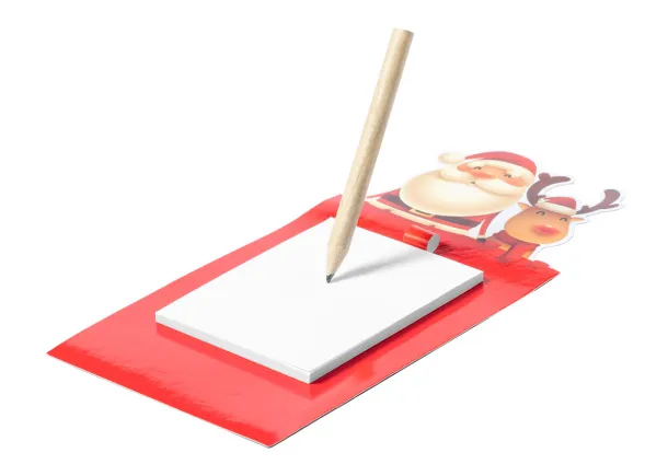 Larry magnetic notepad Red