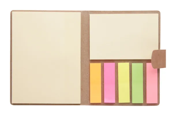 Sizes adhesive notepad Natural