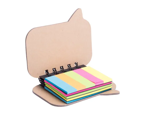 Lazza adhesive notepad Natural