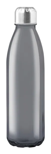 Sonma staklena sportska boca, 650 ml Crna