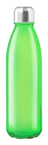 Sonma glass sport bottle Lime green