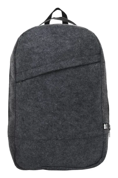 Refelt Back RPET felt backpack Dark grey