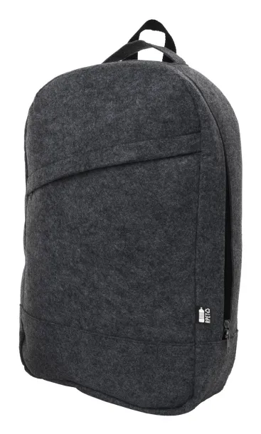 Refelt Back RPET felt backpack Dark grey