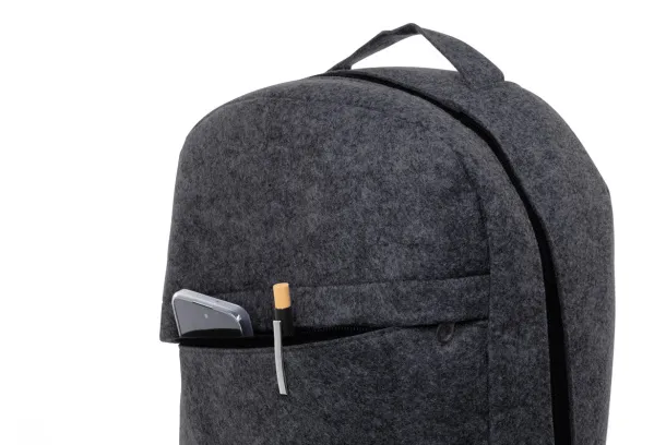 Refelt Back Ruksak od RPET filca, 15" Tamno siva
