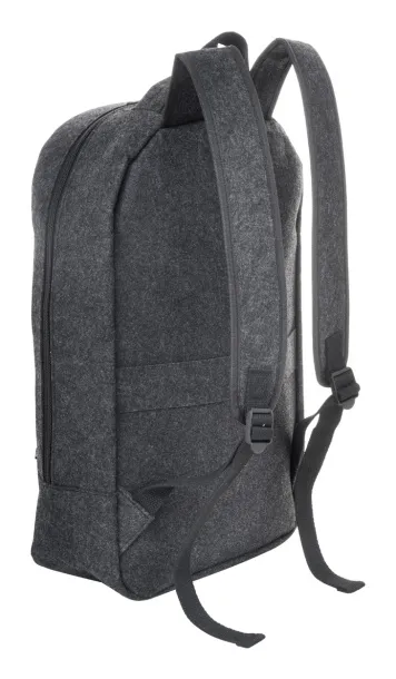 Refelt Back RPET felt backpack Dark grey