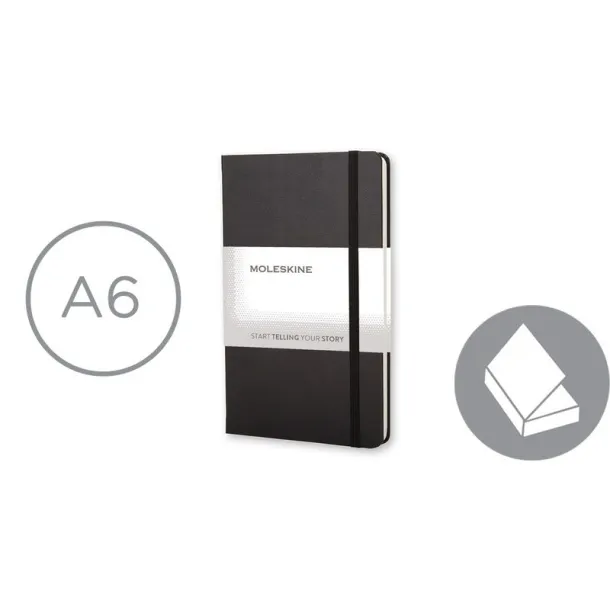  MOLESKINE notes, cca A6 black