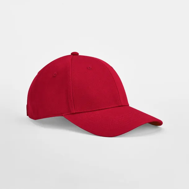 EarthAware® Junior Clas. Org. Cotton 6 Panel Cap - Beechfield Classic Red